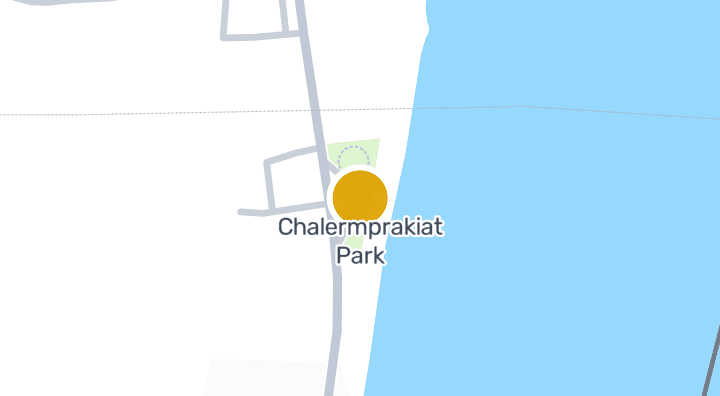 แผนที่แสดงChalermprakiat Park