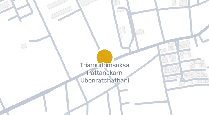 แผนที่แสดงโรงเรียนเตรียมอุดมศึกษาพัฒนาการ อุบลราชธานี