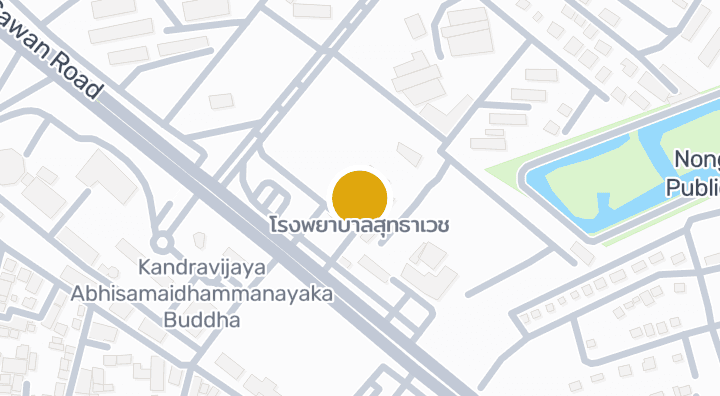 แผนที่แสดงโรงพยาบาลสุทธาเวช