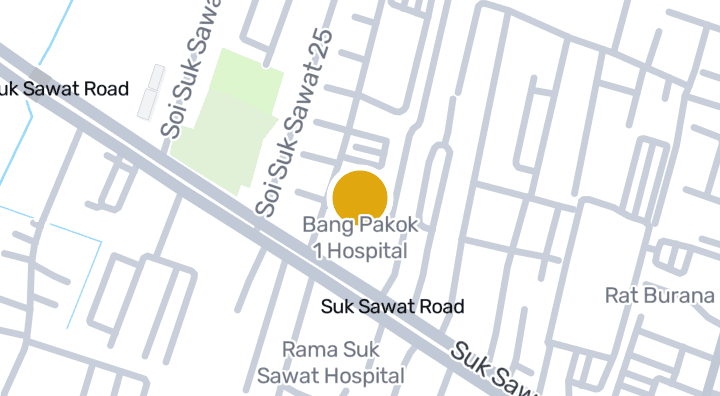 显示Bang Pakok 1 Hospital的地图