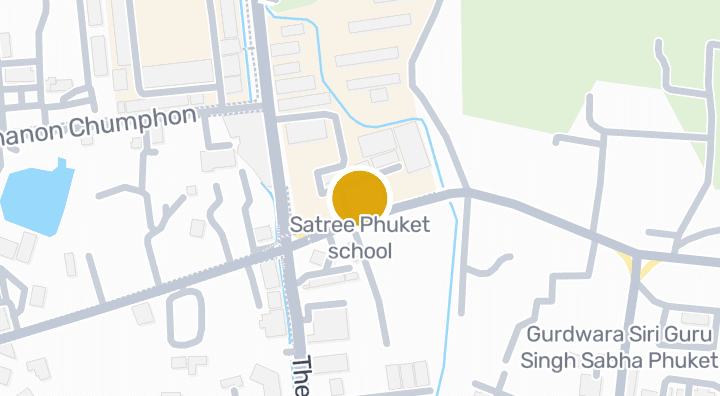 แผนที่แสดงSatree Phuket school