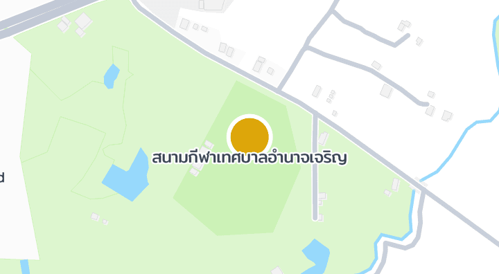 แผนที่แสดงสนามกีฬาเทศบาลอำนาจเจริญ