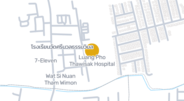 显示Luang Pho Thawisak Hospital的地图