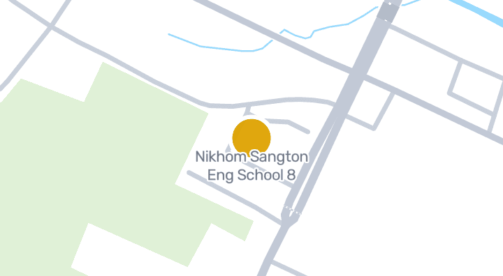 显示Nikhom Sangton Eng School 8的地图