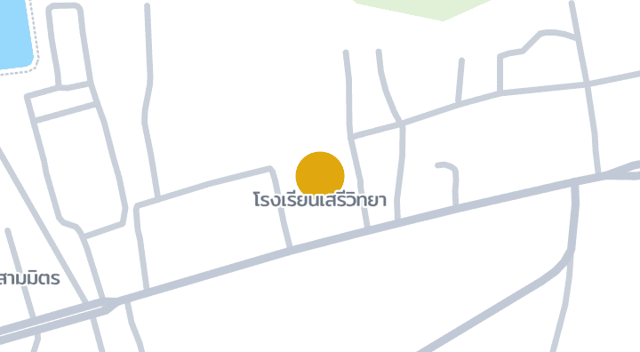 แผนที่แสดงโรงเรียนเสรีวิทยา