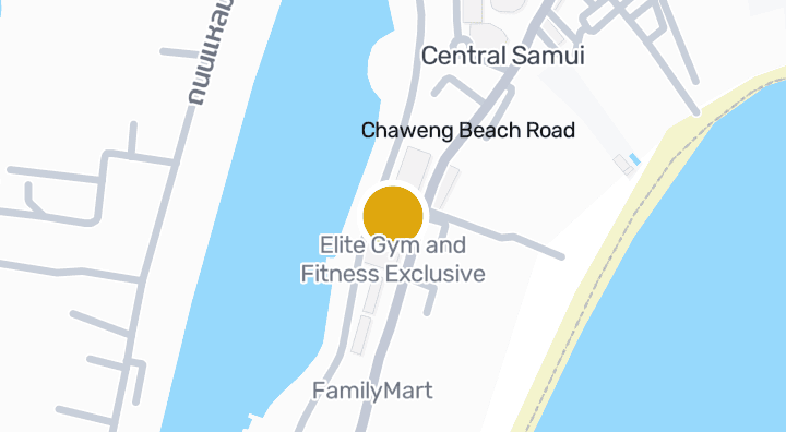 Map showing Elite Gym and Fitness Exclusive