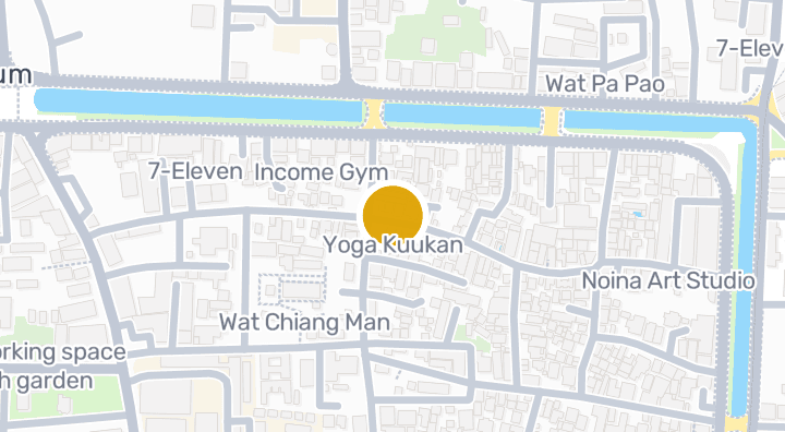 Map showing Yoga Kuukan