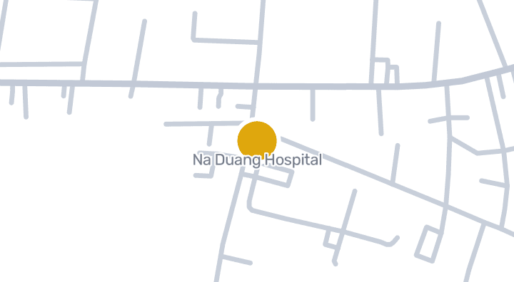 แผนที่แสดงโรงพยาบาลนาด้วง