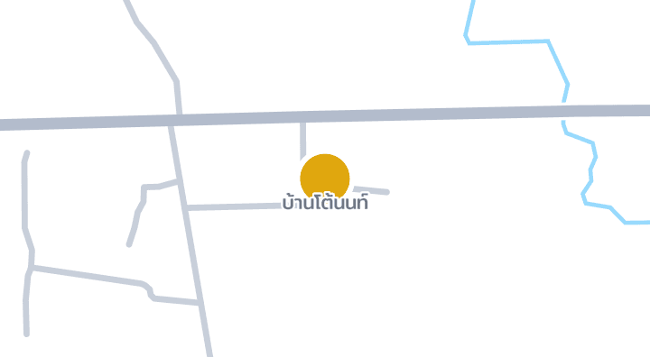 แผนที่แสดงบ้านโต้นนท์