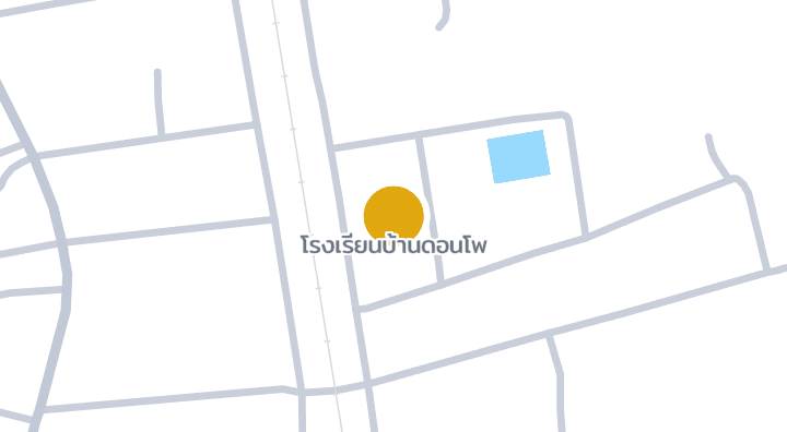 Map showing โรงเรียนบ้านดอนโพ