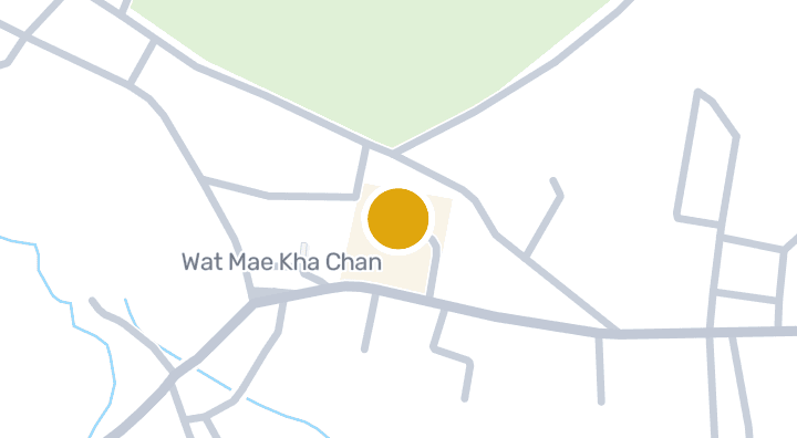 Map showing Ban Mae Kha Chan School