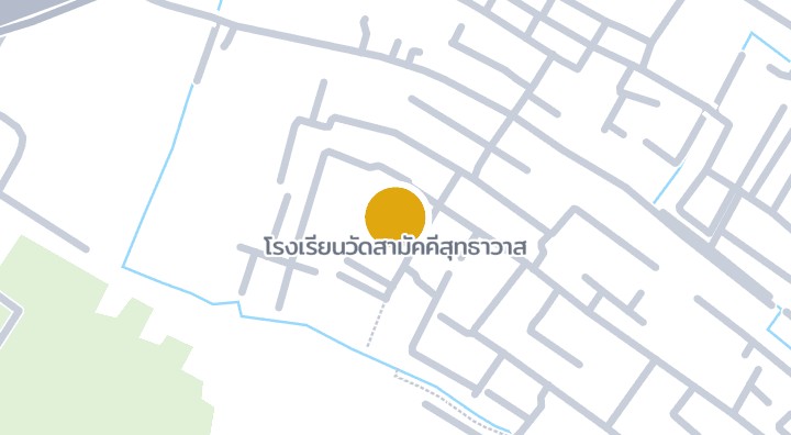 Map showing โรงเรียนวัดสามัคคีสุทธาวาส