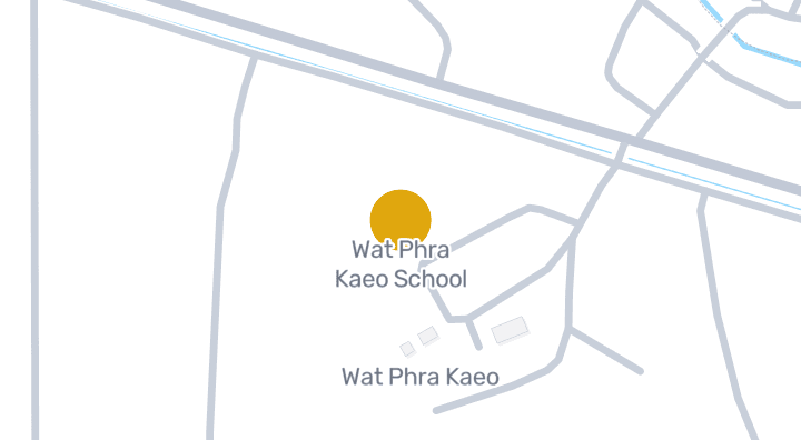 แผนที่แสดงโรงเรียนวัดพระแก้ว