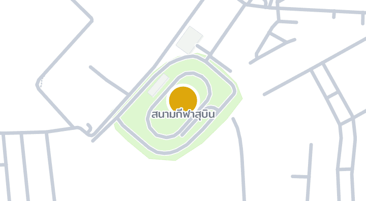 แผนที่แสดงสนามกีฬาสุบิน