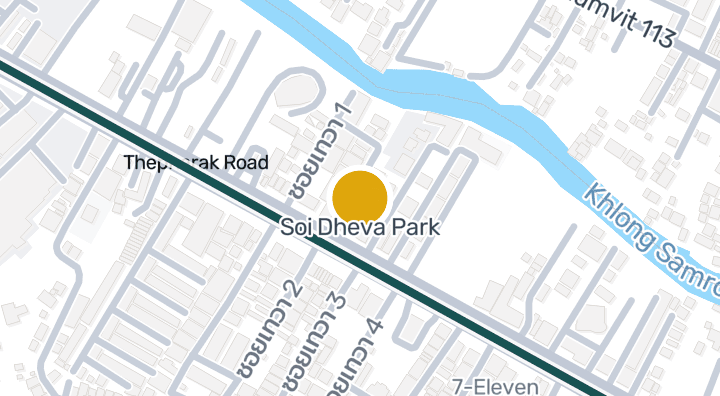 Map showing Soi Dheva Park