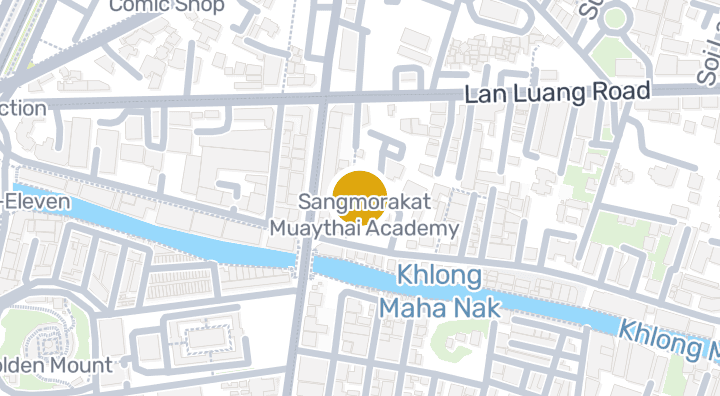 Carte montrant Wat Sitaram School
