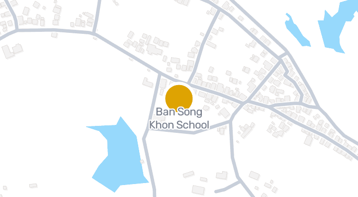 แผนที่แสดงโรงเรียนบ้านสองคอน