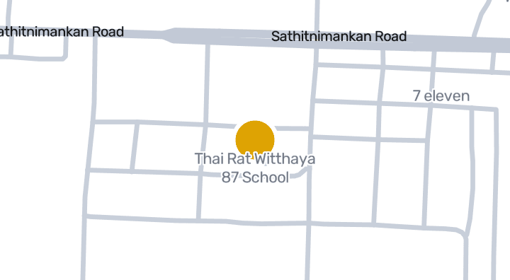 แผนที่แสดงโรงเรียน ไทยรัฐวิทยา 87