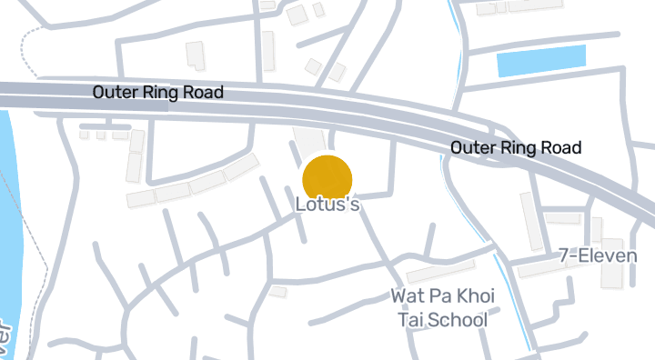 Map showing Lotus's