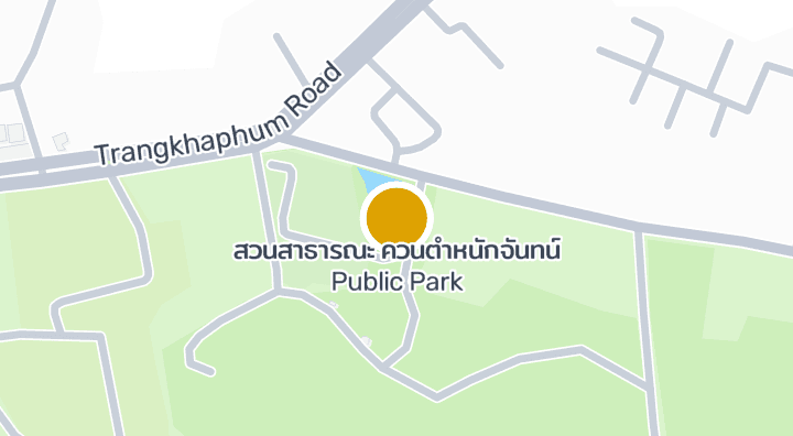 Map showing สวนสาธารณะ ควนตำหนักจันทน์ Public Park
