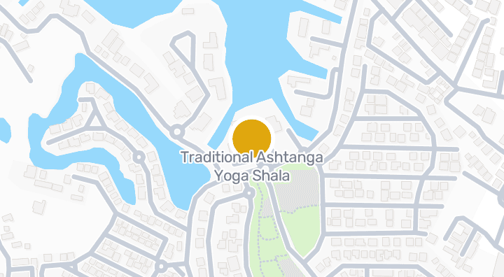 แผนที่แสดงTraditional Ashtanga Yoga Shala