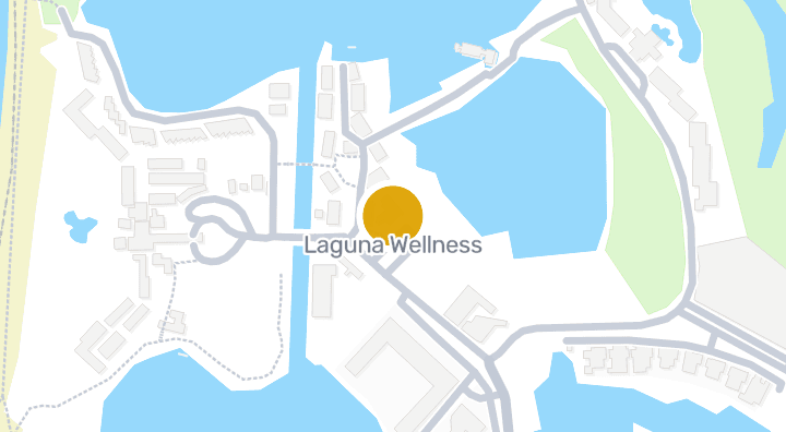 แผนที่แสดงLaguna Wellness