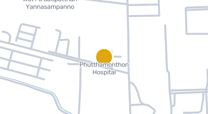 显示Phutthamonthon Hospital的地图