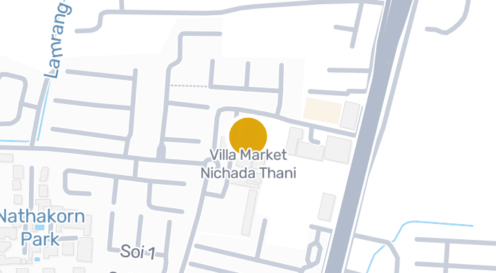 显示Villa Market Nichada Thani的地图