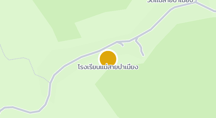 แผนที่แสดงโรงเรียนแม่สายป่าเมี่ยง