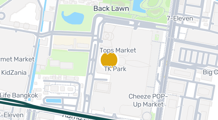 Map showing Hug Thai Zone