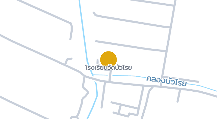 Map showing โรงเรียนวัดบัวโรย