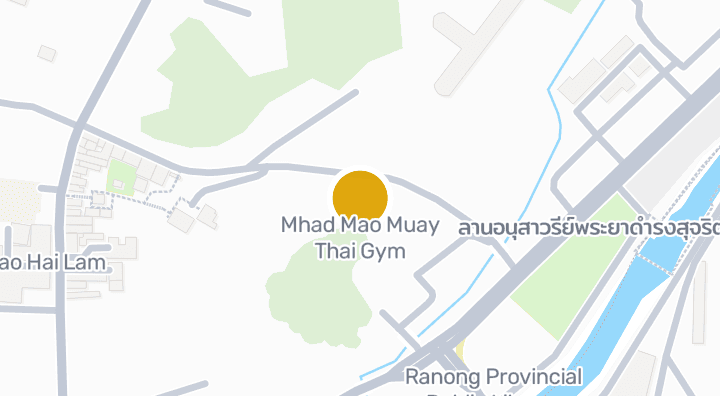 แผนที่แสดงMhad Mao Muay Thai Gym