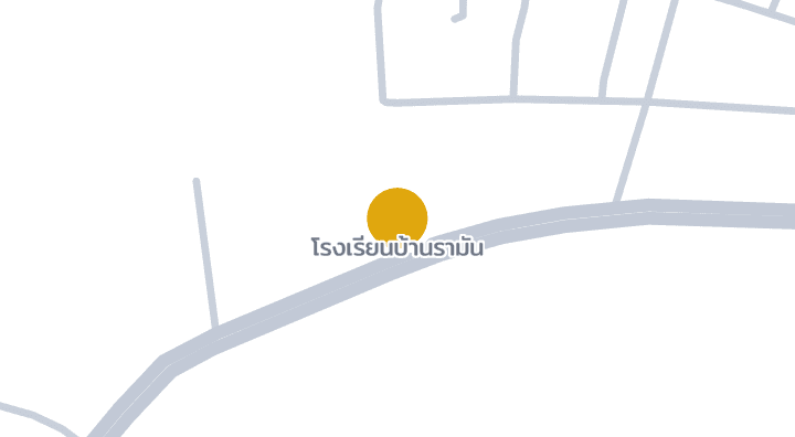 Map showing โรงเรียนบ้านรามัน