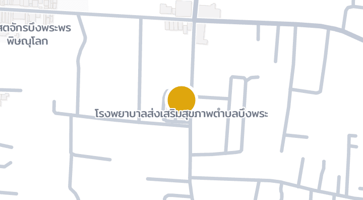 显示โรงพยาบาลส่งเสริมสุขภาพตำบลบึงพระ的地图