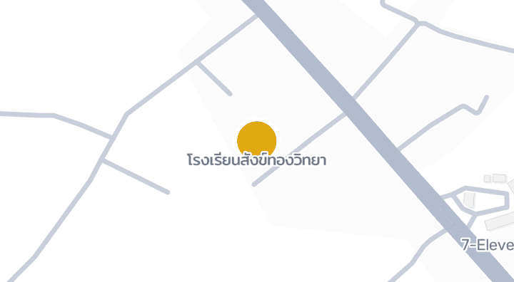 Map showing โรงเรียนสังข์ทองวิทยา