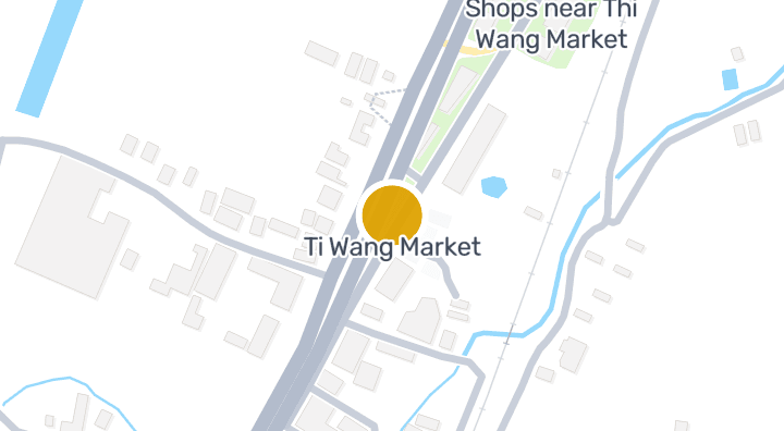 แผนที่แสดงตลาดนัดตำบลที่วัง