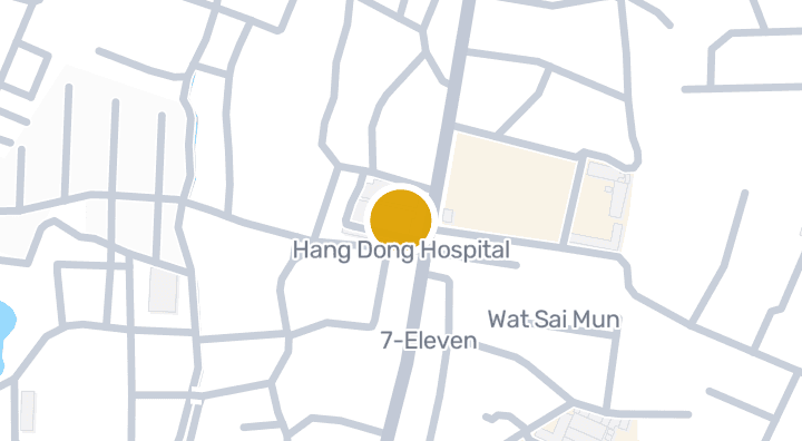 Map showing Hang Dong Hospital