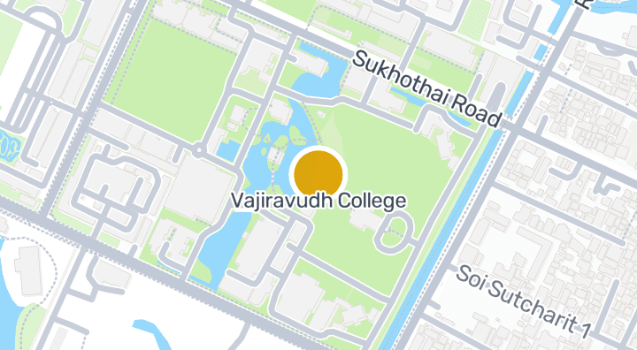 Map showing Vajiravudh College