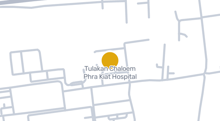 显示Tulakan Chaloem Phra Kiat Hospital的地图