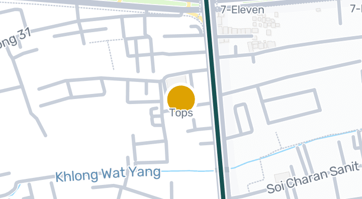显示Tops的地图