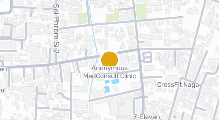 Map showing Anonymous MedConsult Clinic