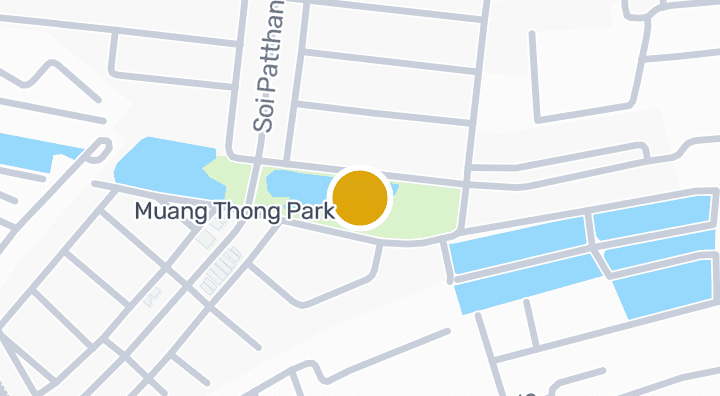 Map showing Muang Thong Park