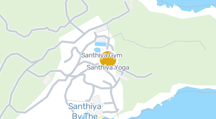 แผนที่แสดงSanthiya Yoga