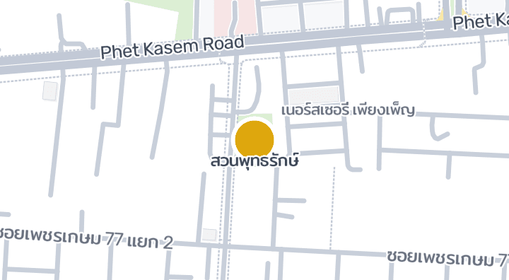 แผนที่แสดงสวนพุทธรักษ์