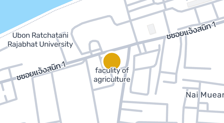 แผนที่แสดงfaculity of agriculture