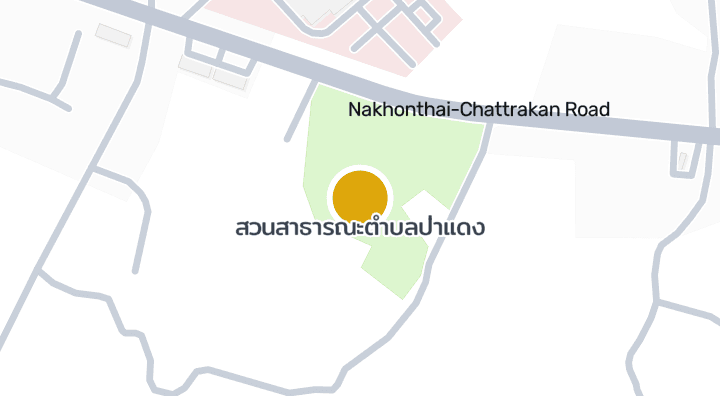 显示สวนสาธารณะตำบลป่าแดง的地图