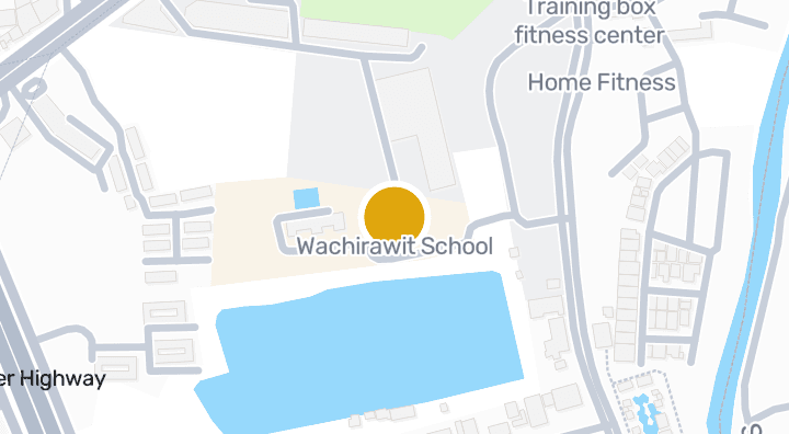 Map showing Wachirawit School