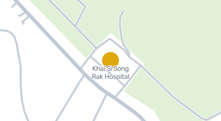 แผนที่แสดงโรงพยาบาลค่ายศรีสองรัก
