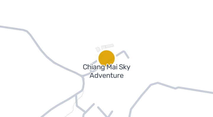 Map showing Chiang Mai Sky Adventure