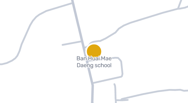 แผนที่แสดงโรงเรียนบ้านห้วยแม่แดง